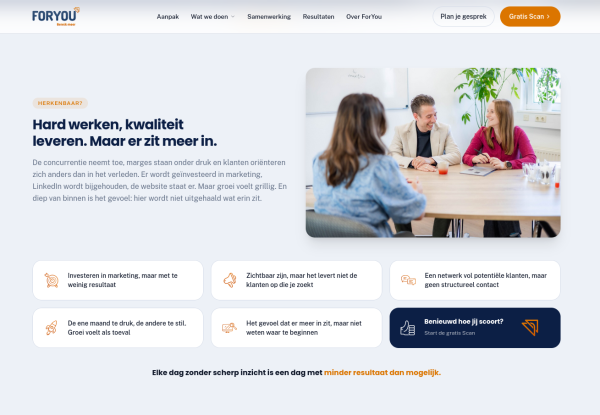 Marketing website for ForYou Media