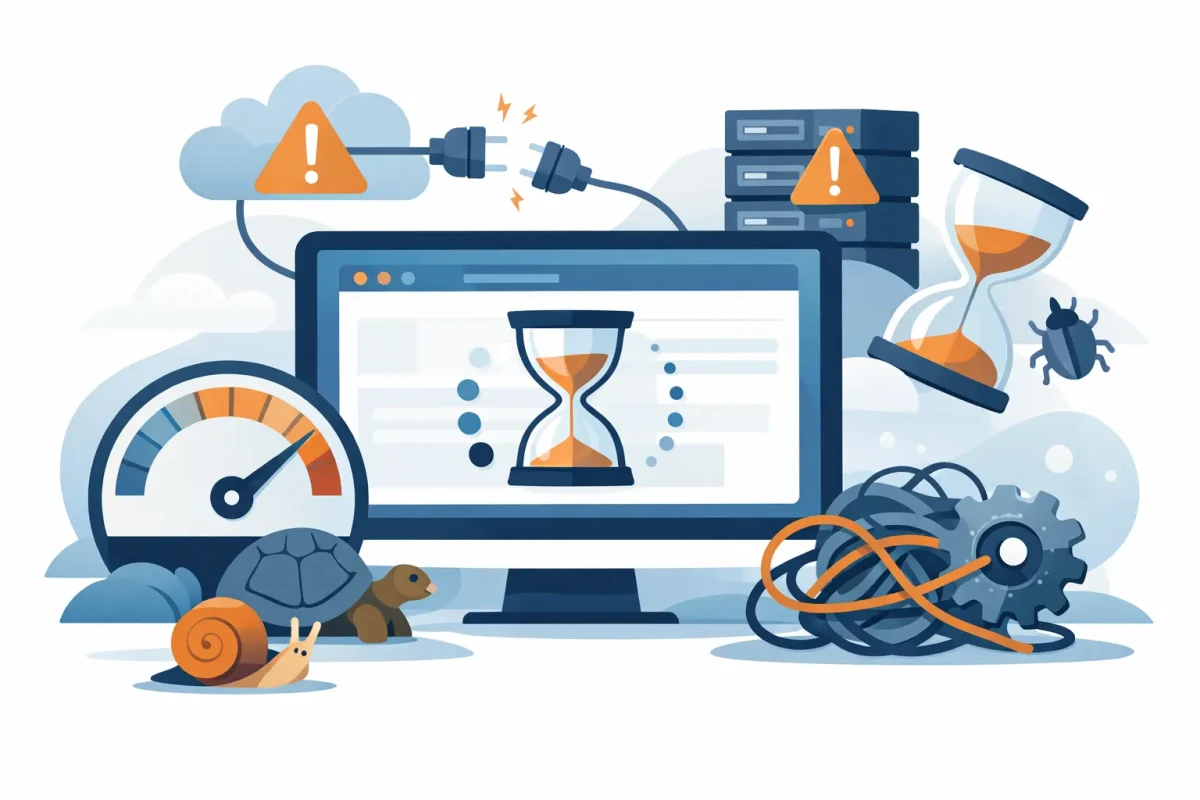 Why web applications get slow, and where the time actually goes